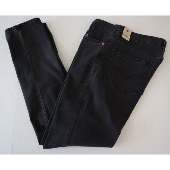 Levi's 511 (045113042) Men's Sz 36x32 Black Slim Stretch Straight Denim Jeans - Picture 12 of 12